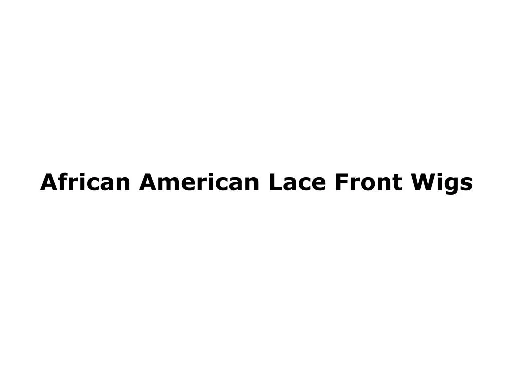 african american lace front wigs