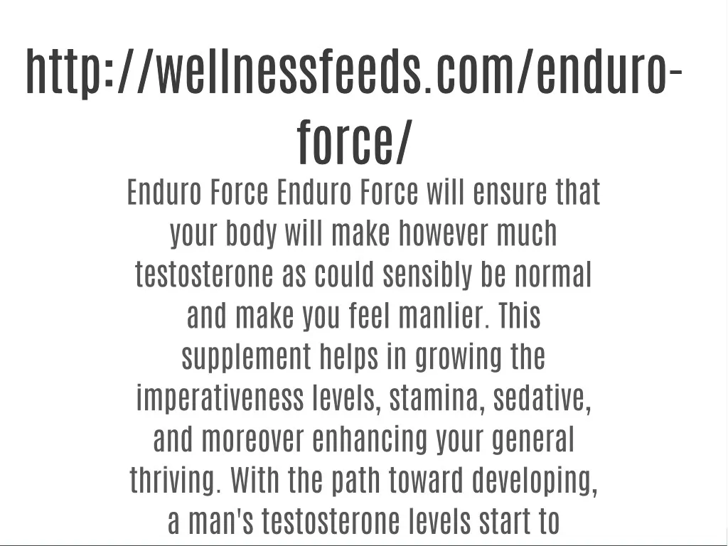 http wellnessfeeds com enduro http wellnessfeeds