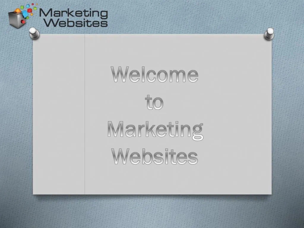 welcome to marketing websites