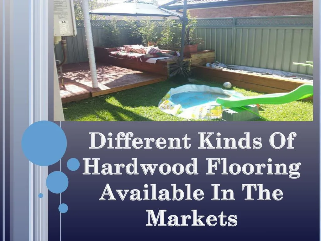 different kinds of hardwood flooring available