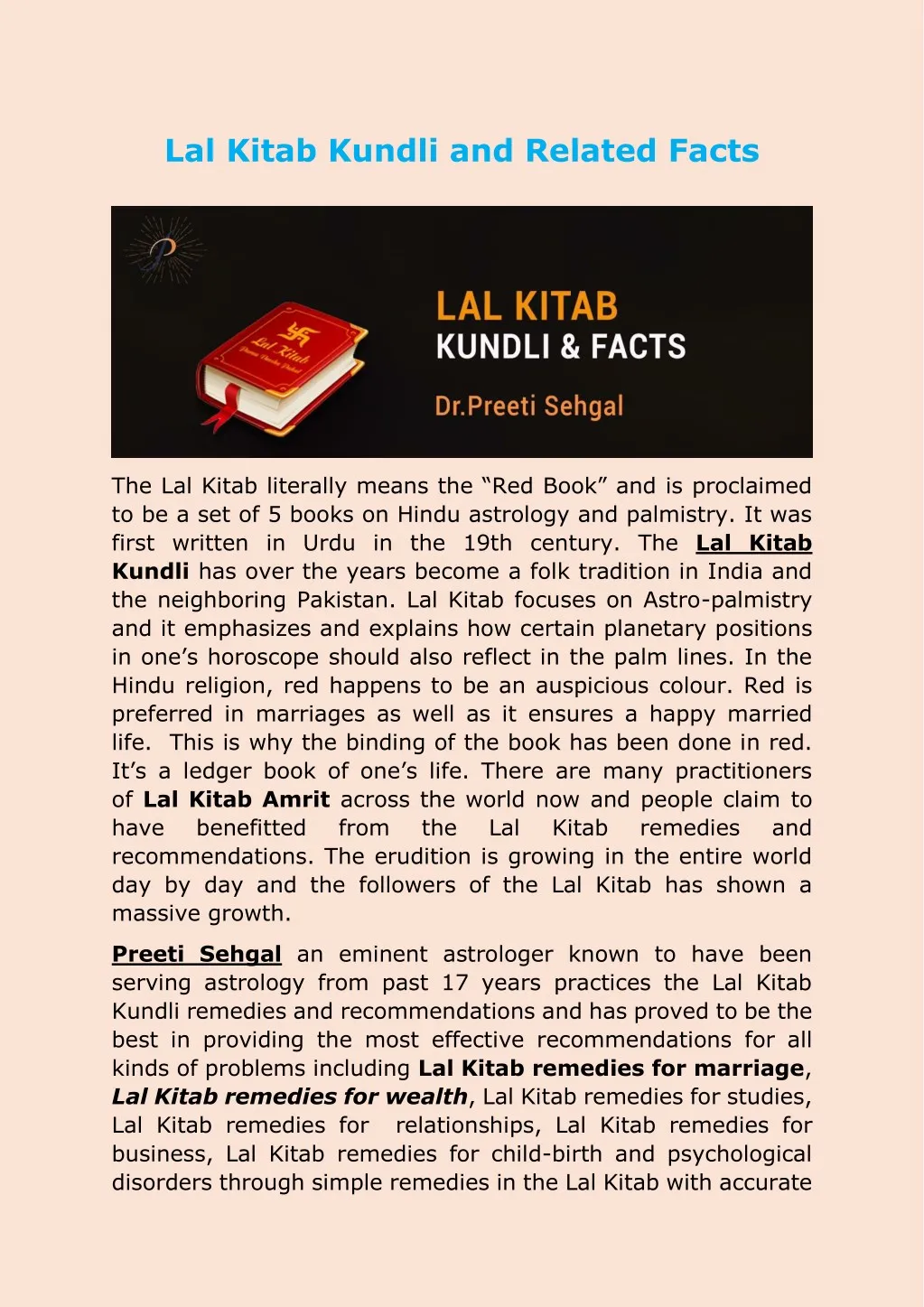 lal kitab kundli and related facts
