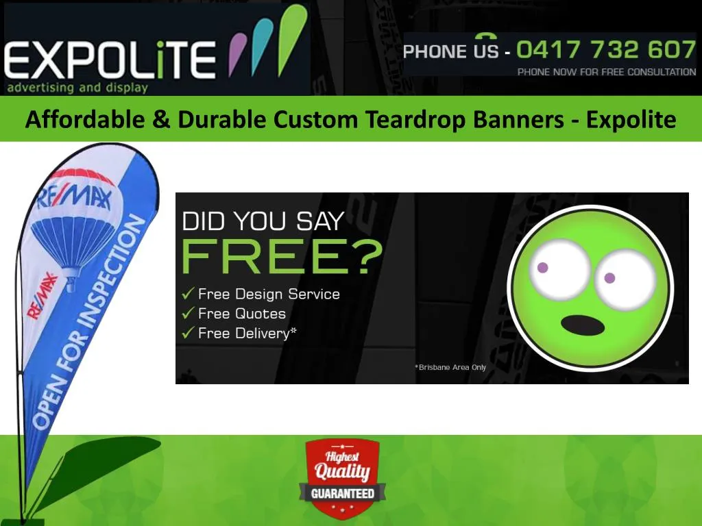 affordable durable custom teardrop banners expolite