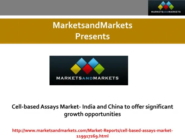 Cell-Based Assays Market estimated worth 18,329.37 Million USD by 2020