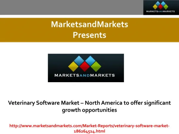 Veterinary Software Market expected worth $368.7 Million by 2019