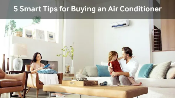 5 Smart Tips for Buying an Air Conditioner