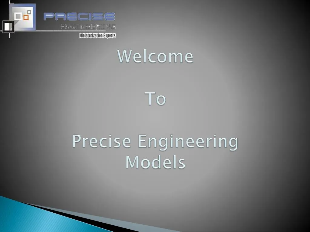 welcome to precise engineering models
