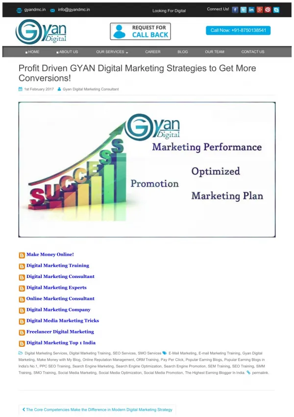 Profit Driven GYAN Digital Marketing Strategies to Get More Conversions!