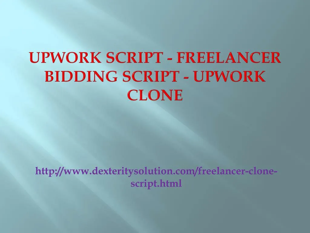upwork script freelancer bidding script upwork clone