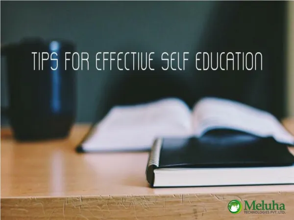 Tips for Self Education