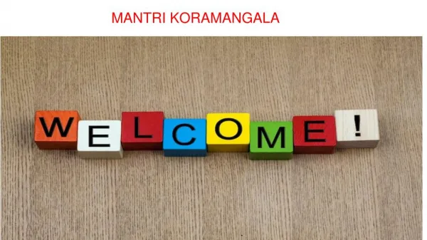 upcoming project mantri koramangala