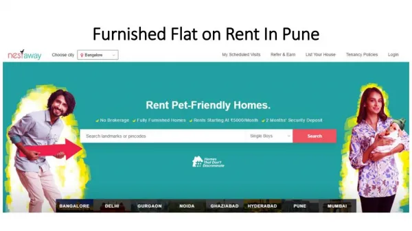 Furnished Flat for rent in Pune