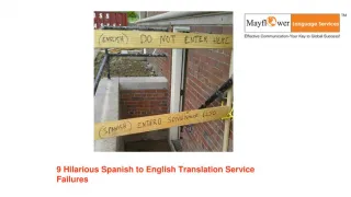 9 Hilarious Spanish to English Translation Services Failures