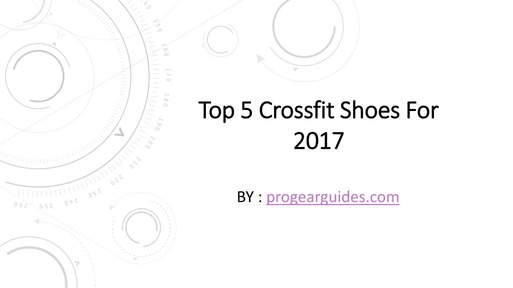 top 5 crossfit shoes for 2017