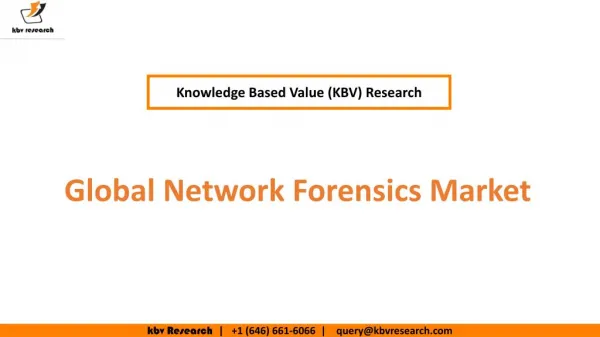 Global Network Forensics Market Growth