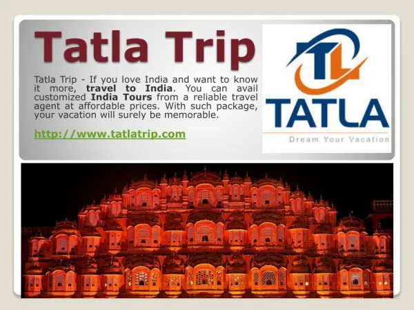 India Tour Operators - Travel Agents In India