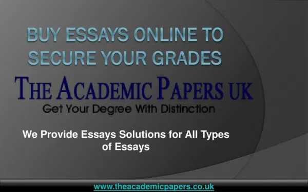 Buy Essays Online UK to Secure Your Grades