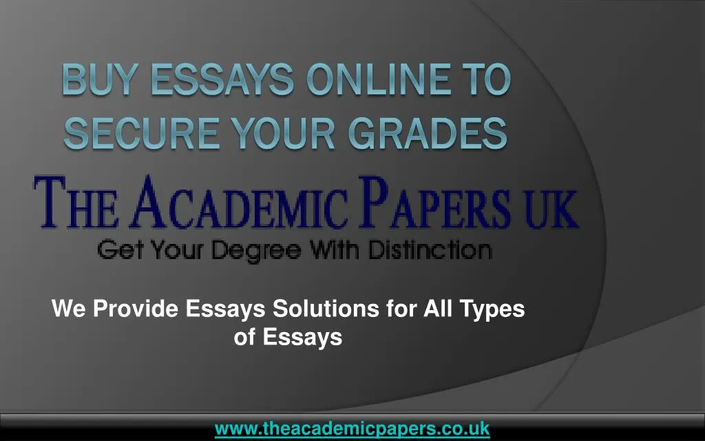 we provide essays solutions for all types of essays