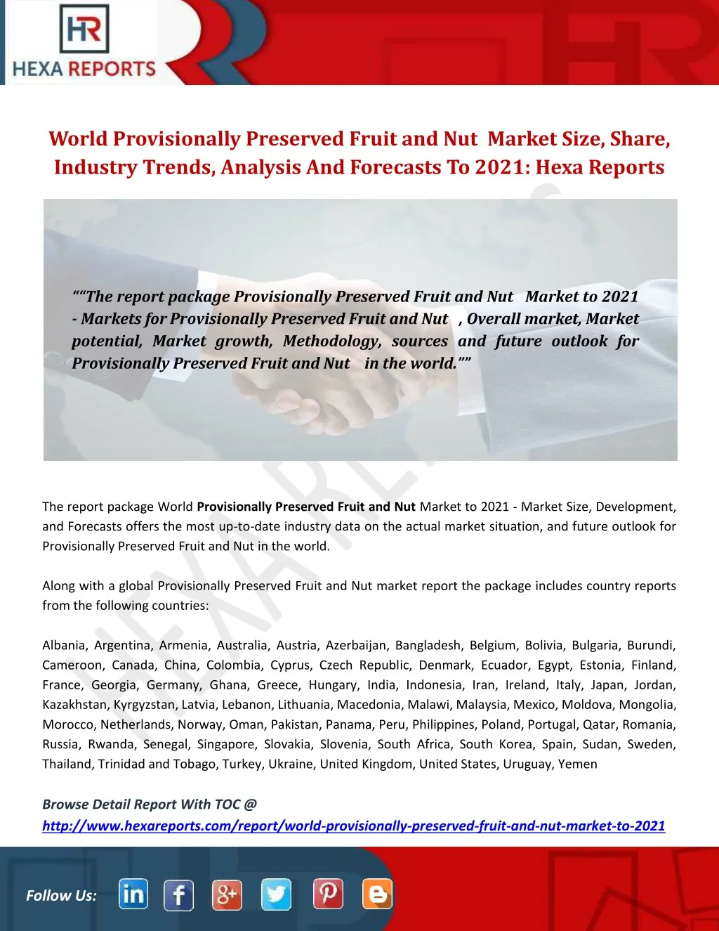 world provisionally preserved fruit