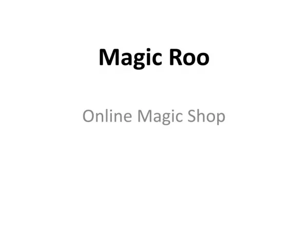 Magic Roo