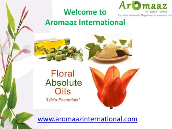 Pure Essential Oils @ aromaaz International