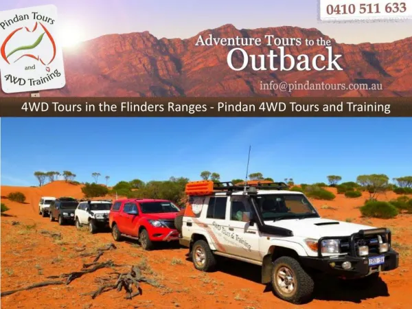 4WD Tours in the Flinders Ranges - Pindan 4WD Tours and Training