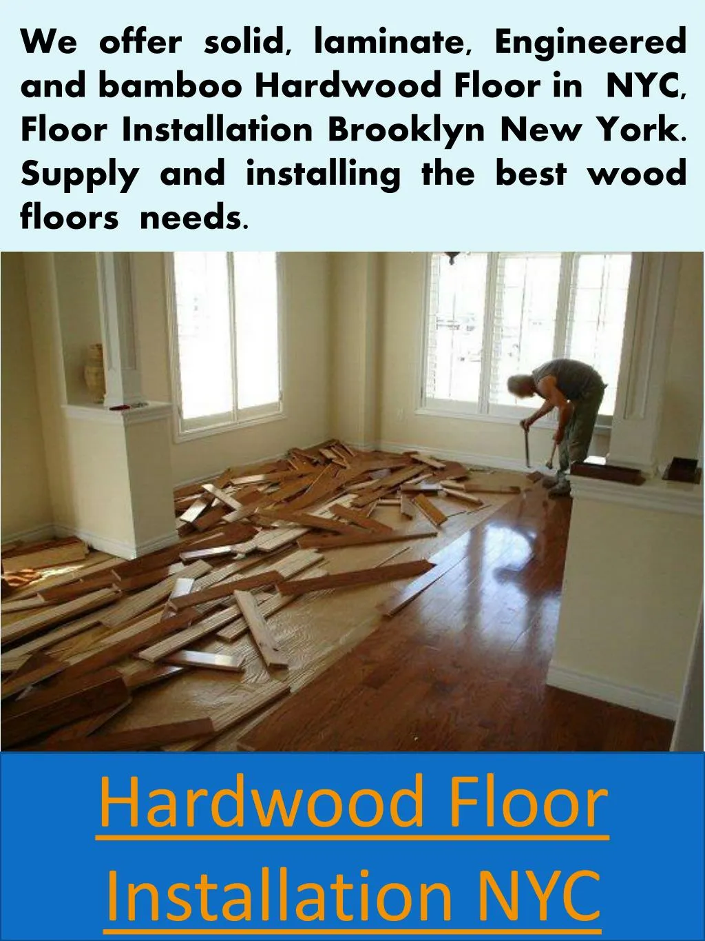 hardwood floor installation nyc