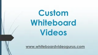 Whiteboard Explainer Video - slide 1