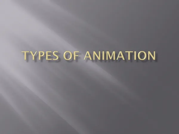 Types of Animation