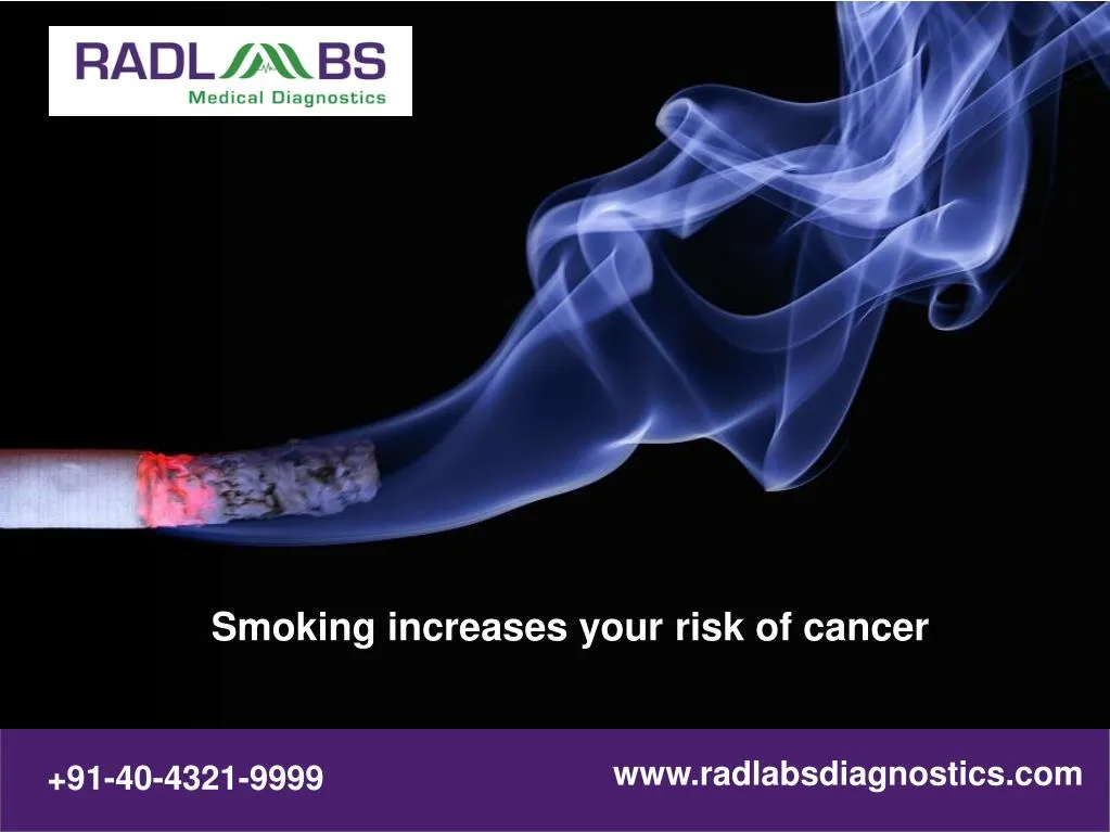 smoking increases your risk of cancer r