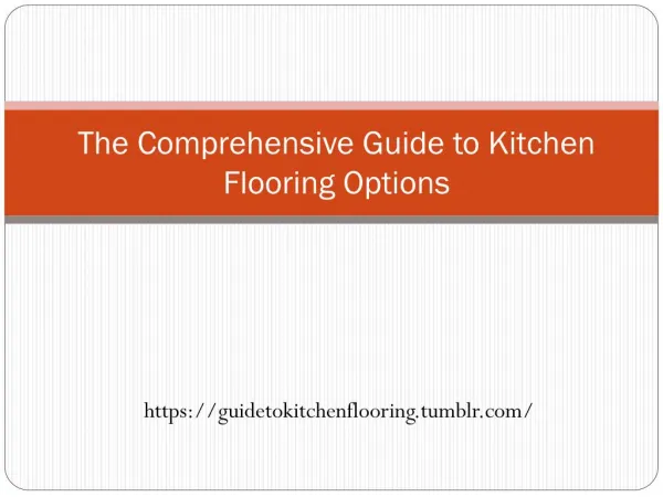 Guide to Kitchen Flooring