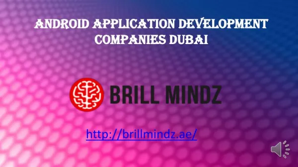 Android app development companies Dubai