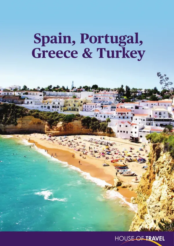 House of travel - Spain, Portugal, Greece & Turkey 2017