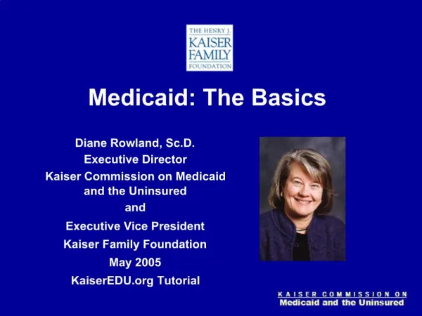 Medicaid: The Basics