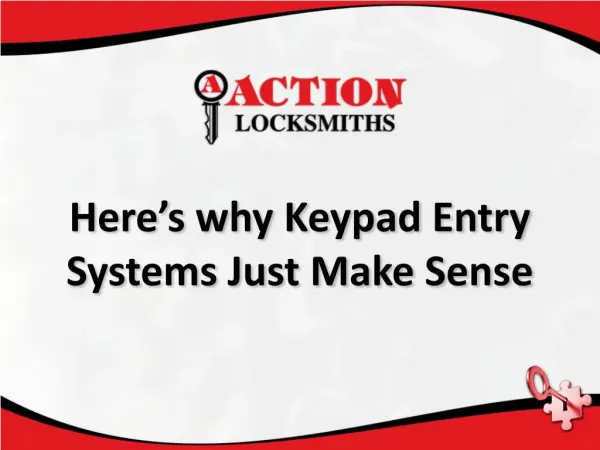 Here’s why Keypad Entry Systems Just Make Sense