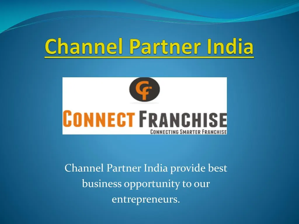 channel partner india