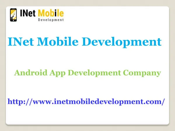 Android app Development Company Chennai