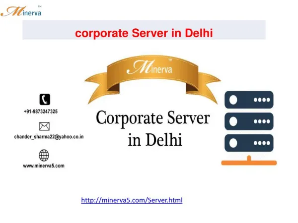 Bulk and Corporate Server Dealing in Delhi