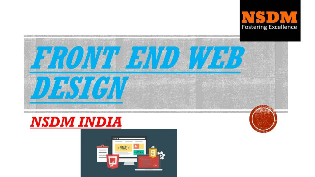 front end web design