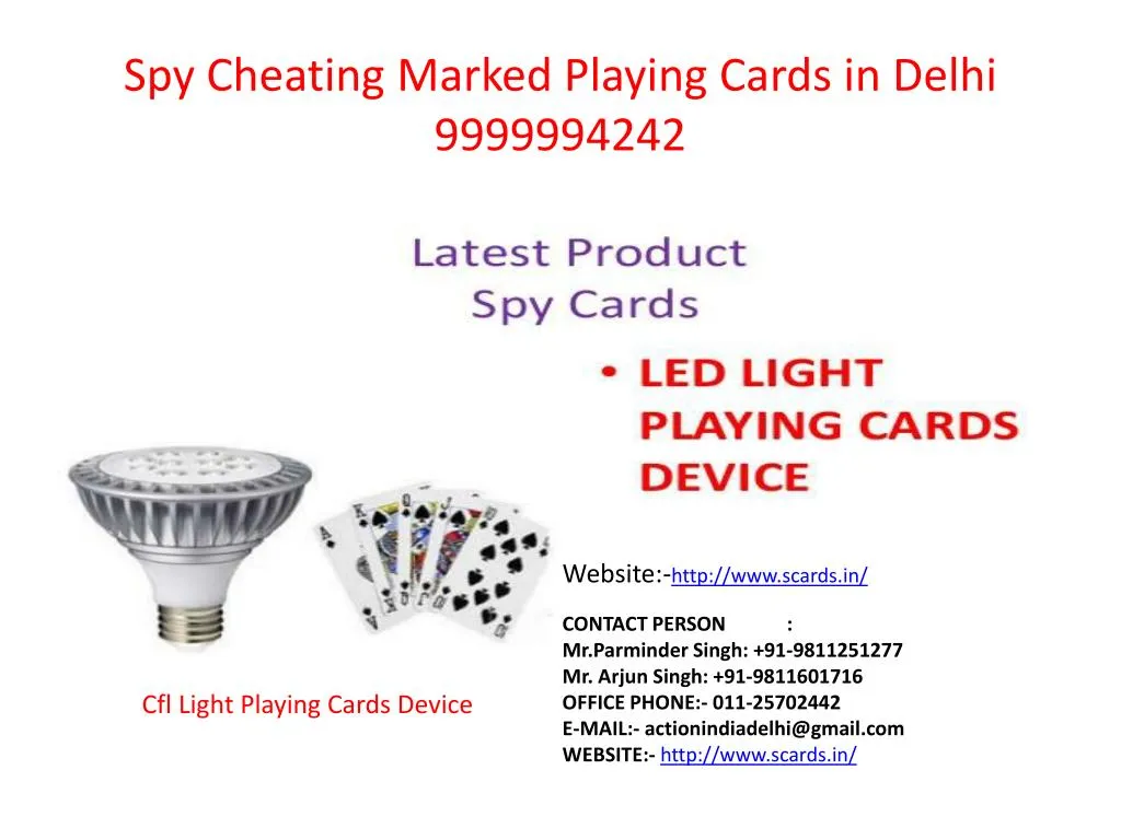 spy cheating marked playing cards in delhi 9999994242