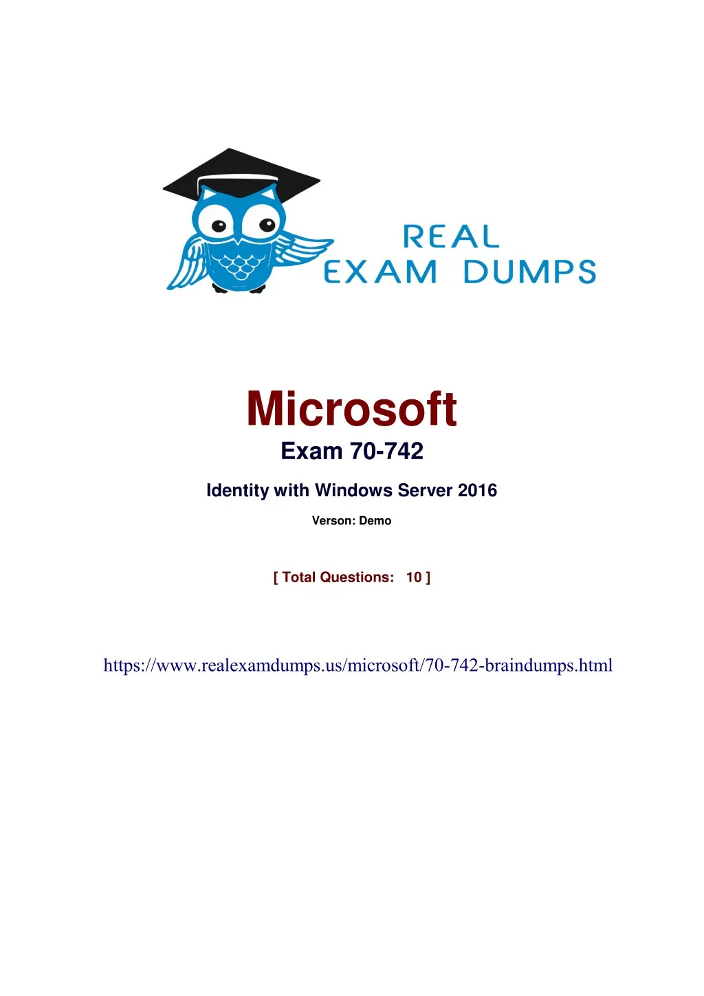 microsoft exam 70 742