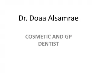 Dr. Doaa Alsamrae - Best Dentist in UAE - slide 1