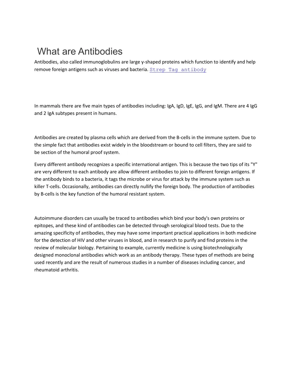 what are antibodies