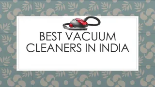 Best Vacuum Cleaners in India - slide 1