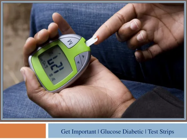Get Important | Glucose Diabetic | Test Strips