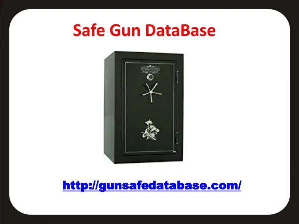 Gun Safe Database - The authority on gun safe information