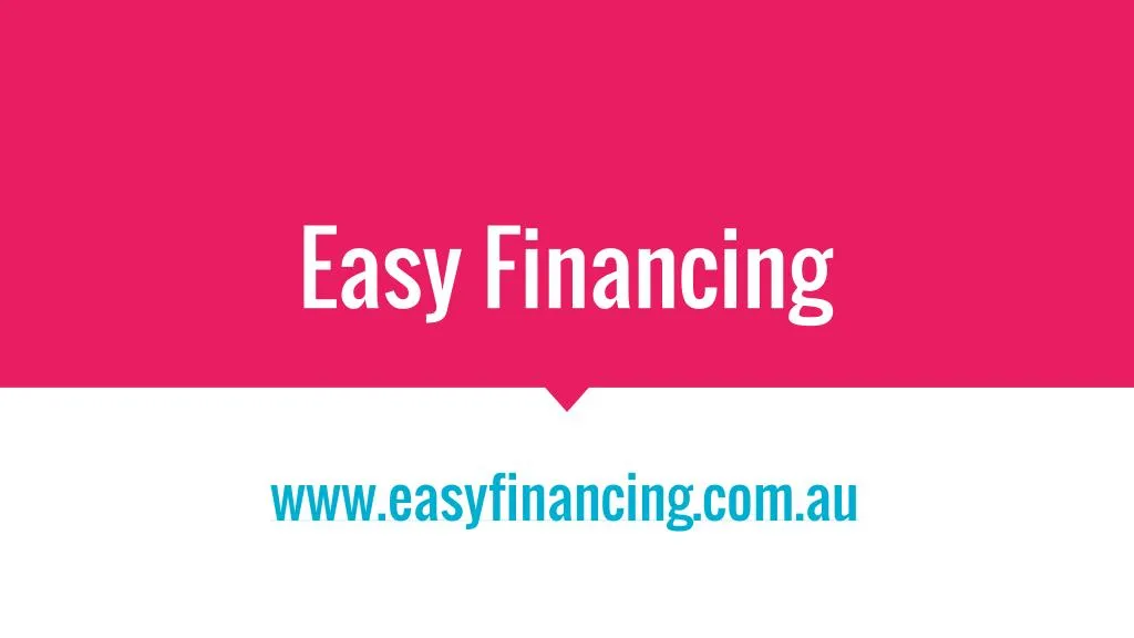 easy financing