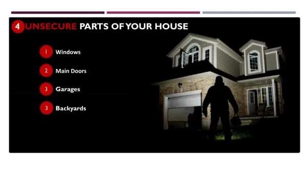 4 UN SECURE PARTS OF YOUR HOUSE