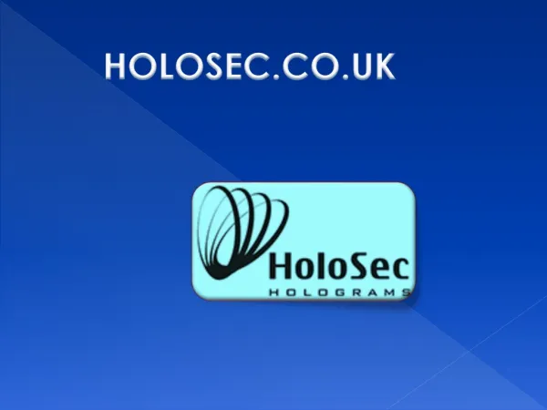 Hologram | Holosec.co.uk