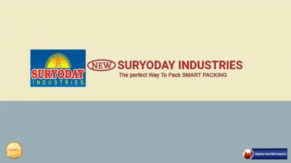 NEW SURYODAY INDUSTRIES