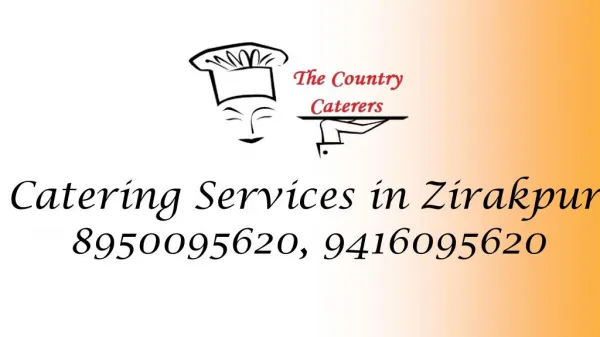 Catering Services in Zirakpur